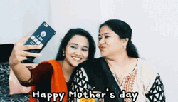 Happy Mother's Day Sister Selfie GIF