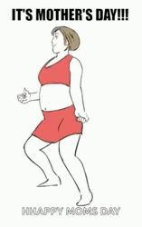 Happy Mothers Day Daughter Happy Dancing GIF