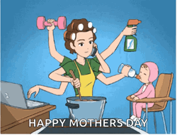 Happy Mothers Day Daughter In Law Superwoman GIF