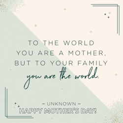 Happy Mothers Day Daughter You Are The World GIF