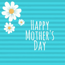 Happy Mothers Day Greetings Teal