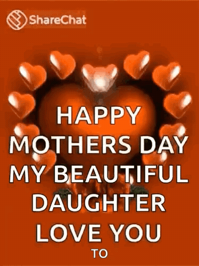 Happy Mothers Day Love You Daughter GIF