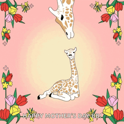 Happy Mothers Day Mothers Kiss GIF