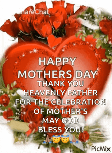 Happy Mothers Day Thank You Heavenly Father GIF
