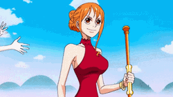 Happy Nami One Piece Hug GIF