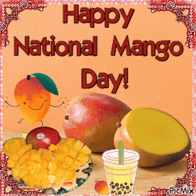 Happy National Mango Day Mangoes GIF