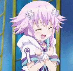 Happy Neptune Giggling  GIF