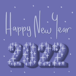 Happy New Year 2022 Purple Theme