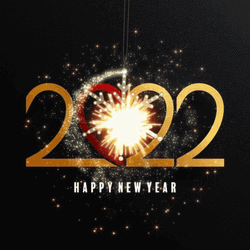 Happy New Year 2022 Snowflake