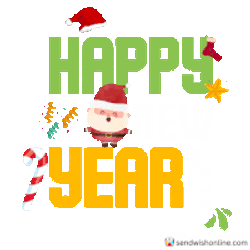 Happy New Year 2025 Sticker GIF