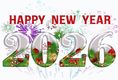 Happy New Year 2026 Fireworks