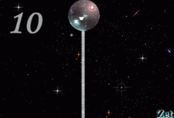 Happy New Year Countdown Ball Drop GIF