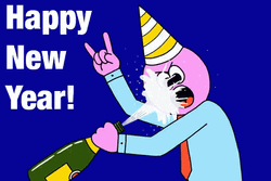 Happy New Year Drinking Session GIF