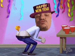 Happy New Year Funny Man Meme Blowing Butt
