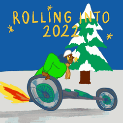 Happy New Year Rolling Into 2022