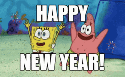 Happy New Year SpongeBob GIF