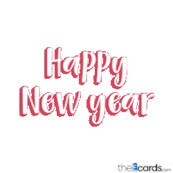 Happy New Year Theecards Sticker GIF