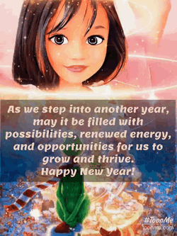 Happy New Year Wishes As We Step Into Another Year GIF