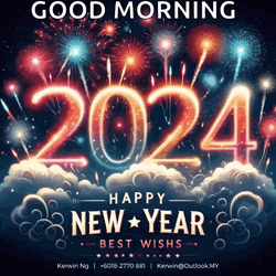 Happy New Year Wishes Good Morning GIF