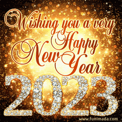 Happy New Year Wishes Twenty Twenty Three GIF