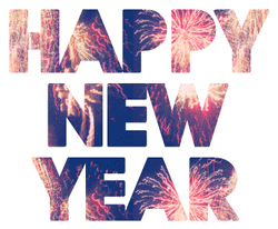 Happy New Years Dynamic Text GIF