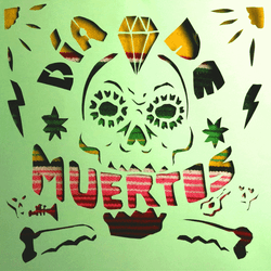 Happy November 1St Cloth With Skeleton Head GIF