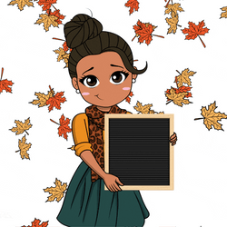 Happy November 1St Woman Holding Sign GIF