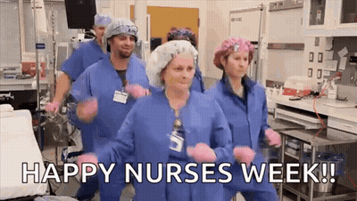 Happy Nurses Week Dancing GIF