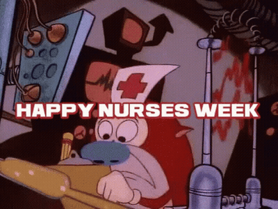 Happy Nurses Week Nurse Cartoon GIF