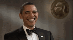 Happy Obama GIF