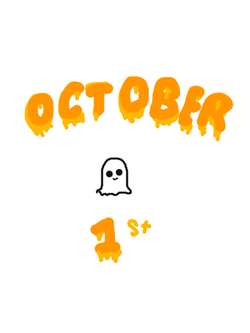 Happy October 1St Text Animation GIF