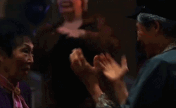 Happy Old People Having A Party  GIF