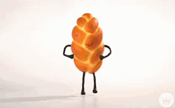 Happy Passover Challah Bread Dancef GIF