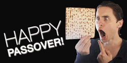 Happy Passover Jared Leto Matzo Reaction GIF