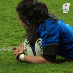 Happy Playing Womens Rugby GIF