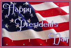Happy Presidents Day Fireworks GIF