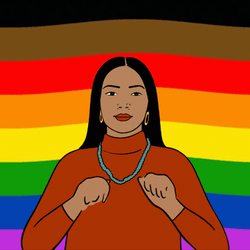 Happy Pride Month Avatar Heart GIF