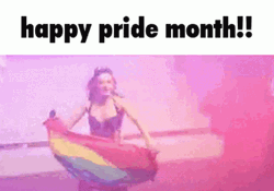 Happy Pride Month Celebratory Dance GIF