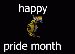 Happy Pride Month Flag Greetings GIF