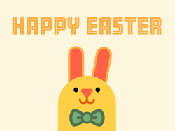 Happy Rabbit Good Morning Happy Easter GIF