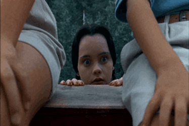 Happy Rainy Wednesday Addams GIF
