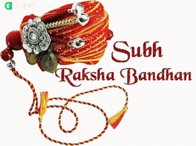 Happy Raksha Bandhan Greeting With Cadbury Dairy Milk Chocolate GIF