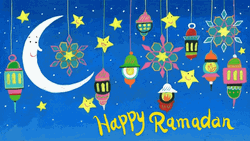 Happy Ramadan Mubarak Cute Greeting Animation GIF