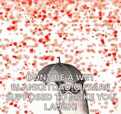 Happy Red Rainy Sunday GIF