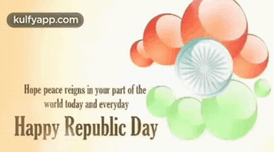 Happy Republic Day Greeting Card From Kulfyapp GIF