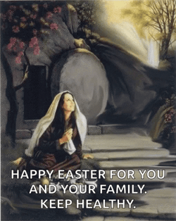 Happy Resurrection Day Christ Appearing Loop GIF