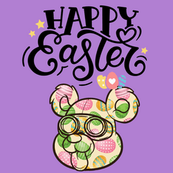 Happy Resurrection Day Flashing Bunny GIF