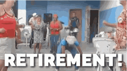Happy Retirement Elderly Dance GIF