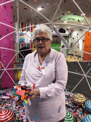 Happy Retirement Grandma Confetti GIF
