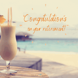 Happy Retirement Vacation GIF
